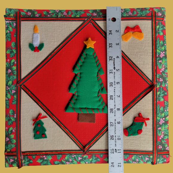 Vintage 1990s Fabric Christmas Applique 100 Photo Album - Picture 5 of 5